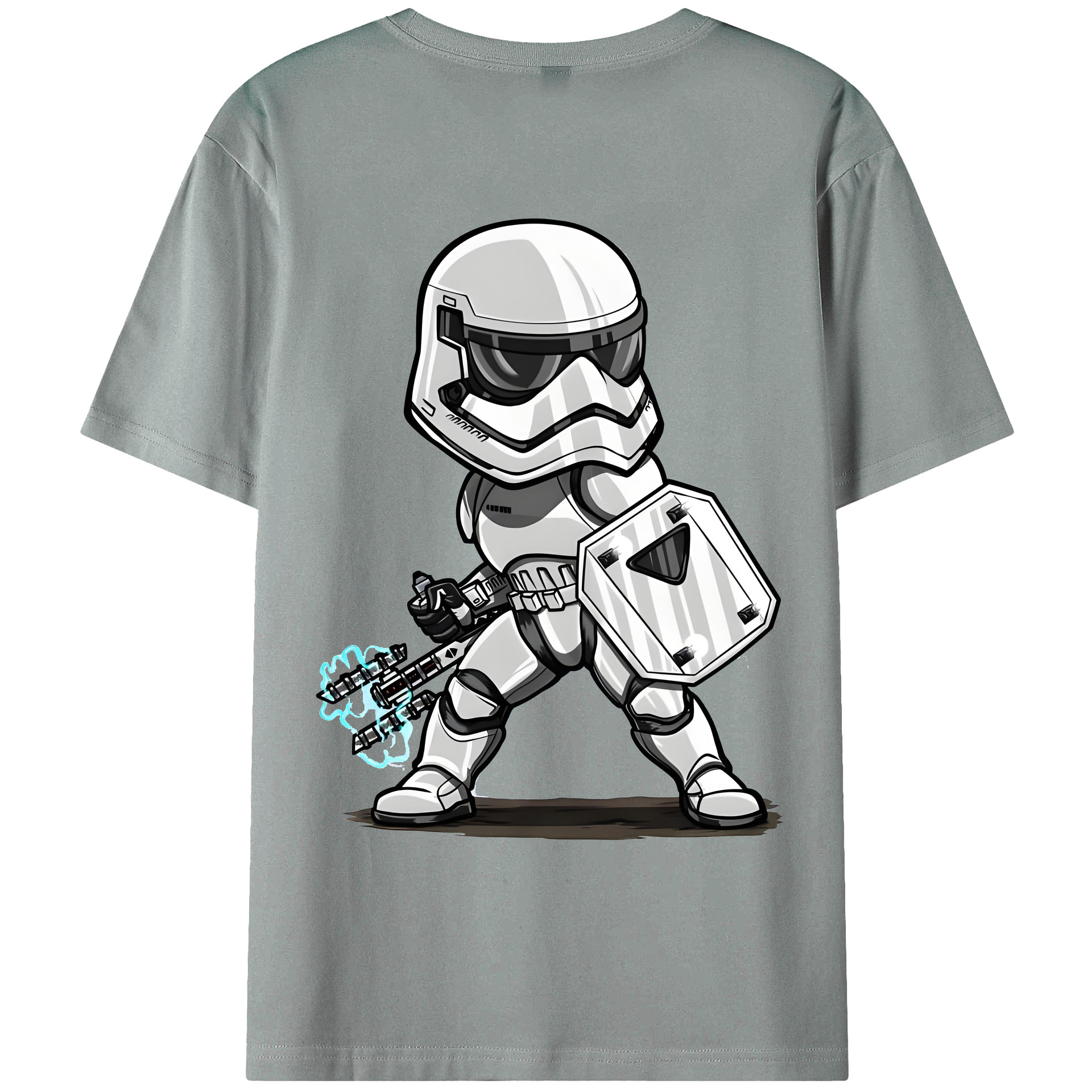 （画像用） スター・ウォーズ Star Wars 綿100％ メンズ半袖Tシャツ（バックプリント） 通気性